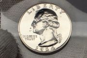 USA United States Silver Proof 1964 Washington Quarter 25 Cent