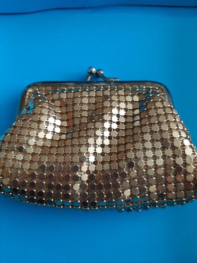 new  aluminium gold purse