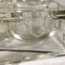 Antique Heavy Glass Double Inkwell Font & Fountain Pen Holder Calligraphy FK3039 Image 3