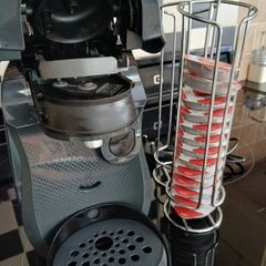 Tassimo Coffee Machine and pod holder