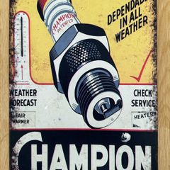Signs sign Tin Champion