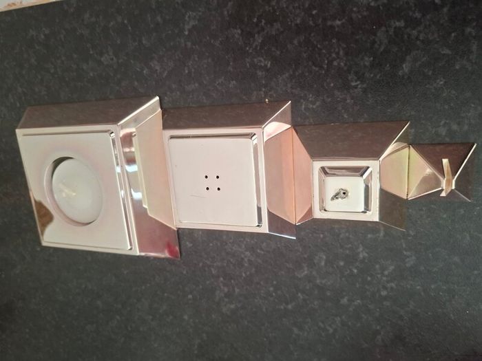 newbridge silver: salt, pepper, tealight candle