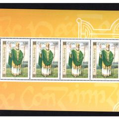 2003 Ireland St. Patrick's Day Commemorative Stamp Booklet Pane Mint Never Hinged (MNH). Hibernian HP136