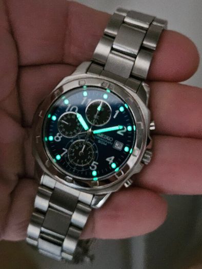 Watch Seiko Chronograph.