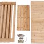 Bamboo Shoe Rack Bench 3 Tier Entryway Seat Shoe Organizer Storage Shelf Image 6
