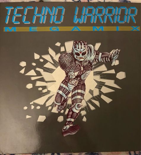 Techno Warrior Megamix Original 1992 German 12 inch Vinyl Total Recall TR012
