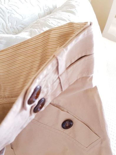 Cream High Waist Skirt - Size 6