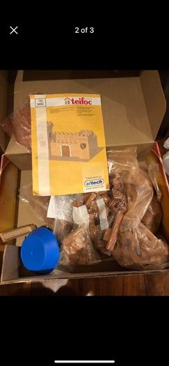 Teifoc castle and extra new cement