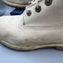 Timberland Womens Sz UK 5 EU83 Stone White Premium 6-inch Leather Boots Gum Sole Image 3