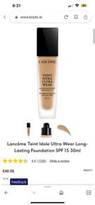 100% genuine Lancome Teint Idole Ultra Wear Long-Lasting Foundation SPF 15 BNIB, shades, 01, 02, 04, 05, 07, 08, 005