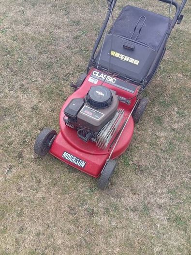 petrol lawnmower