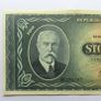 Czechoslovakia 100 korun, 1945 Rare banknote Image 2
