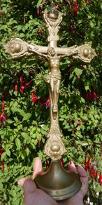 Vintage Solid Brass Crucifix