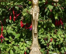 Vintage Solid Brass Crucifix
