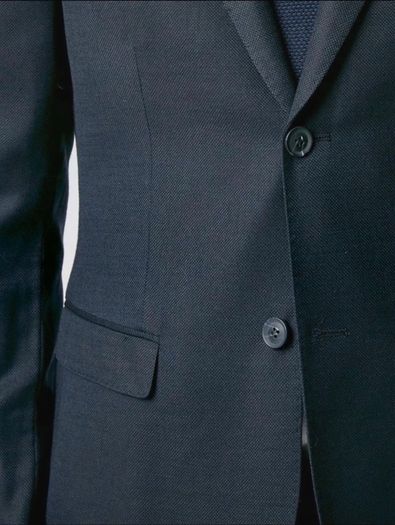 Men's navy coat from Topman 48
