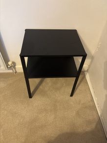 Metal bedside table