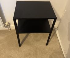 Metal bedside table