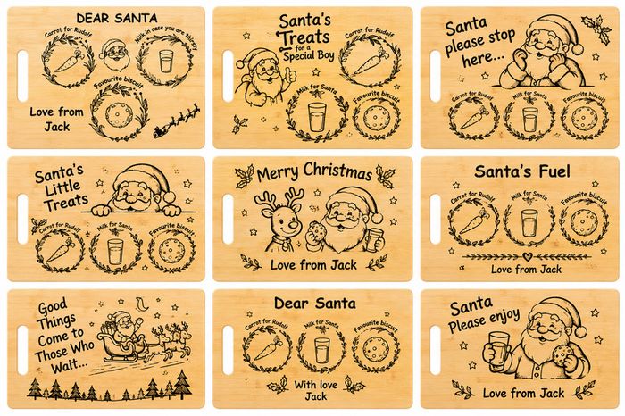 Santas Christmas Eve Tray