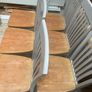 6 x Sturdy Grey Kitchen Dining Chairs - Can Deliver Image 2