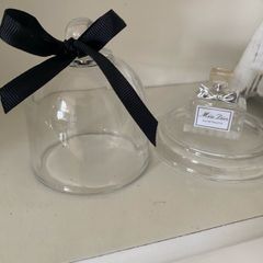ShabbyChic Brand New Glass Dome with bottle inside