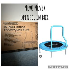 blue junior trampoline