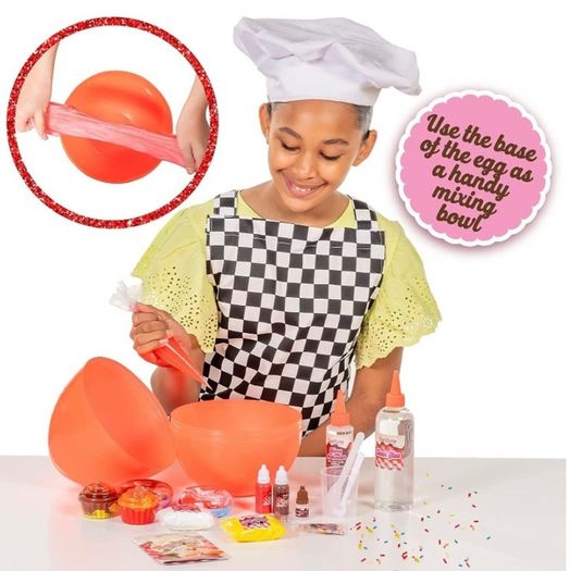 GirlZone Sweet Treats Butter Slime Bakery Kit, Everything in One Egg to Make Fluffy Slime, Butter Slime, and Slime for Girls in One Girls Slime Making Kit for Girls Age 10 (FREE POSTAGE)