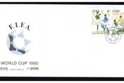 1990 Ireland FIFA World Cup Soccer Championship Stamps An Post First Day Cover (FDC)