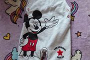 6-9m, Mickey Mouse Soft Dungarees