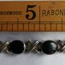 Vintage Black Onyx Gemstone Handmade  Silver Jewelry Bracelet Image 6