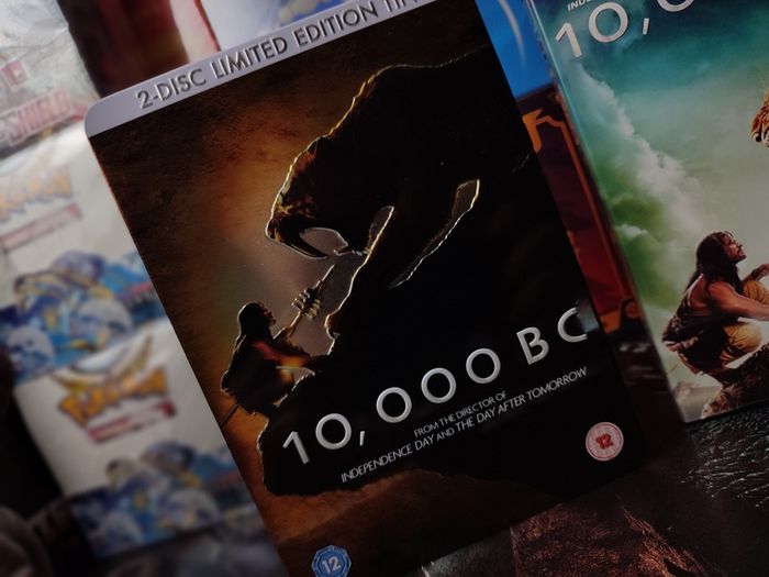 10,000 B.C. ! DVD ! 2 Disc Limited Edition Tin / Steelbook ! with Real Studio Film Slide ! 2008 !