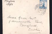 1931 Ireland Royal Dublin Society Bicentenary Commemorative Stamp First Day Cover (FDC) with Droichead na Dotra (Ballsbridge) cancel