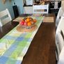 Walnut Topped Dining Table and 6 Chairs Image 2