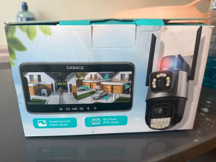 Smart dual view security camera brand new