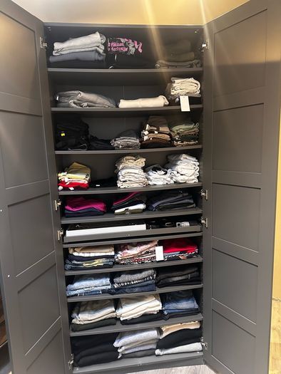 Shallow wardrobe-grey