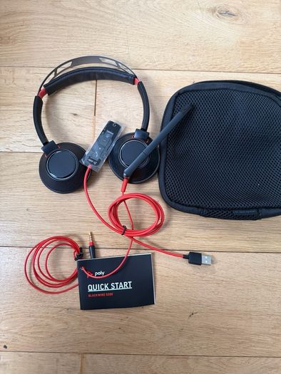 Corded Headset Poly model c5220 work from home