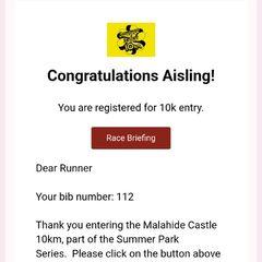 X1 Malahide 10km race for Sunday