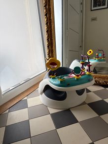 Mamas & Papas Snug Floor Seat with Activity Tray - Eucalyptus