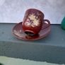 vintage original cup and sauce Image 7