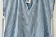 BNWT Blue/White Striped Blouse by H&amp;M