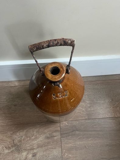 Antique WW1 SRD Rum Crock