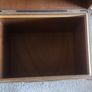 Vintage Rattan and Wood Tea Chest Storage Unit Image 7