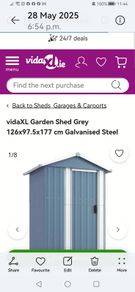 For sale metal XL shed
