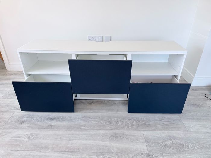 TV stand with doors
