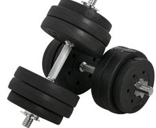 30KG Adjustable Dumbbells Weight Set Dumbbell Hand Weight for Body Fitness Lifting Training for Home Office Gym Black