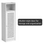 Waterproof Bathroom Cabinets, Storage Accessories Floor Standing Cabinet for Bathroom,Furniture for Bedroom Kitchen Hallway,Storage Cupboard Unit with Daily use Layer 80x20x24cm Image 3