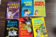6 x Horrid Henry books for sale
