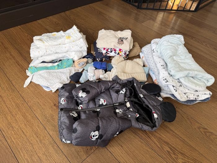baby boy bundle: blankets, sleeping bags etc