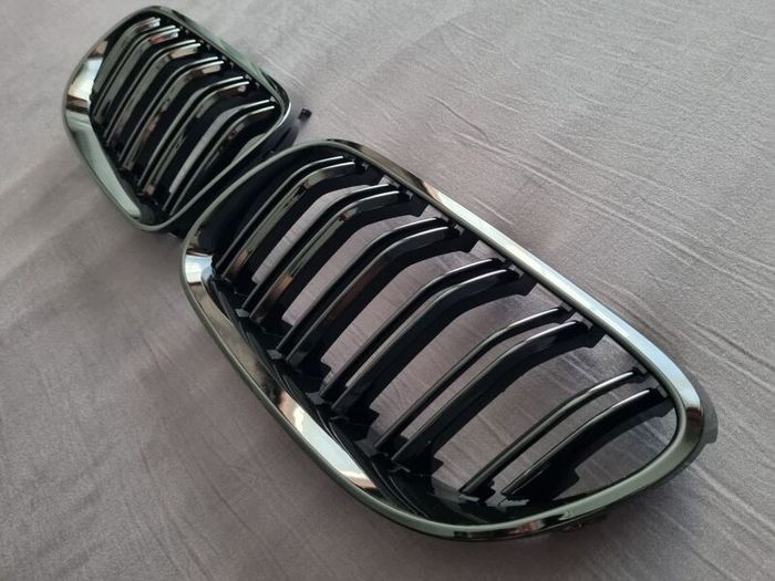 BMW 3 Series E92 E93 Lci Gloss Black Kidney Grilles Brand New