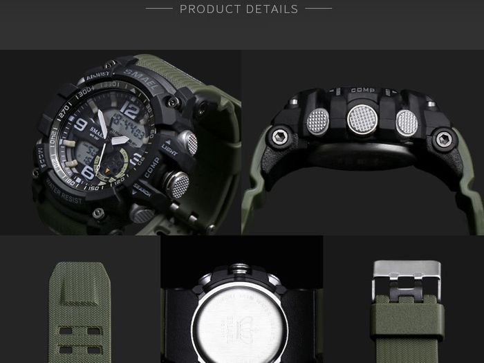 Luxury Casual Men Sport Military Digital Quartz Waterproof