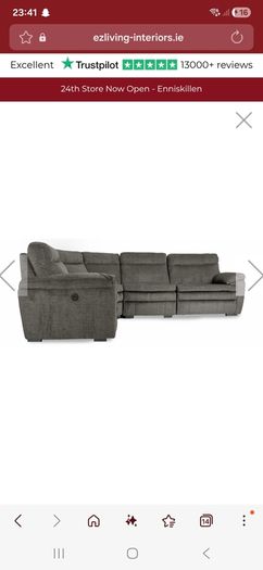 Valentino 4pcs corner sofa